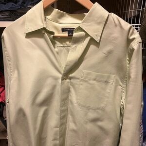 Banana republic long sleeves shirt , light green